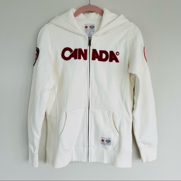 HBC Hudson’s Bay Co CANADA 2010 Winter Olympics Official Girls Cotton Hoodie - Picture 1 of 16
